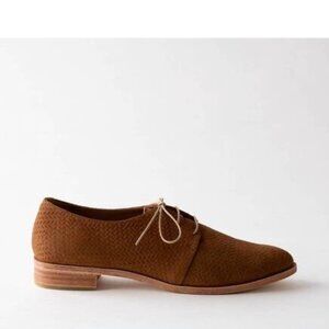 FORTRESS OF INCA Emmy Braided Oxford in Whiskey Size 7.5